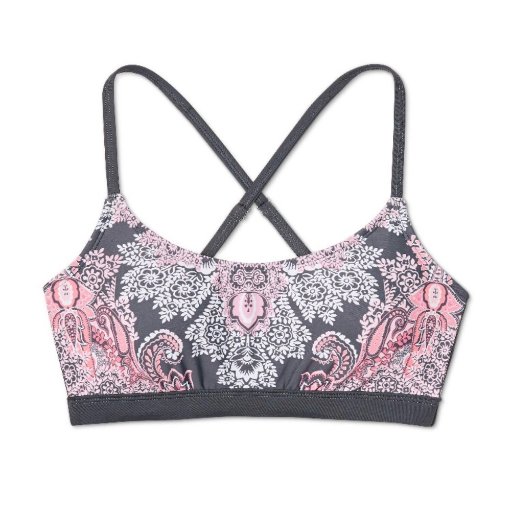 Women’s paisley bikini top